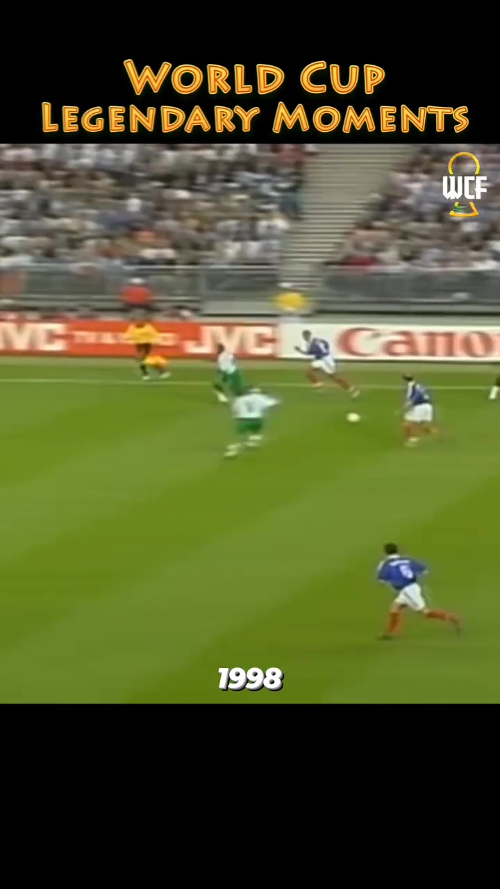 齐达内在1998世界杯上吃到的红牌